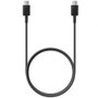 Samsung Cable USB-C a USB-C EP-DA705BBEGWW Negro 1m